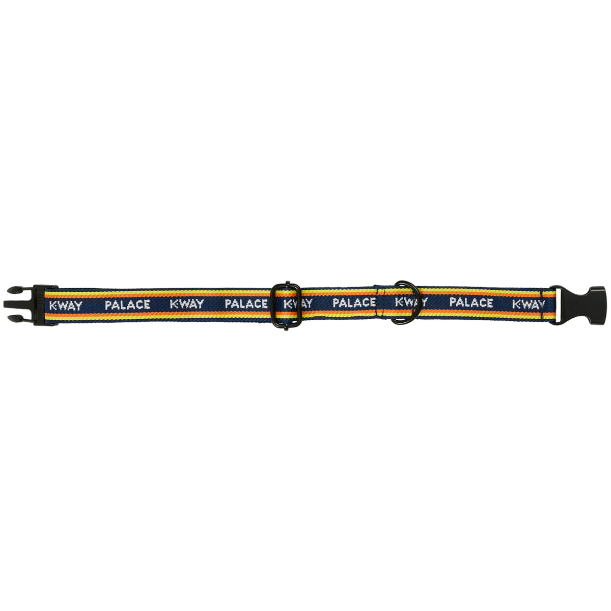 Thumbnail PALACE K-WAY DOG COLLAR NAVY / YELLOW STRIPE one color