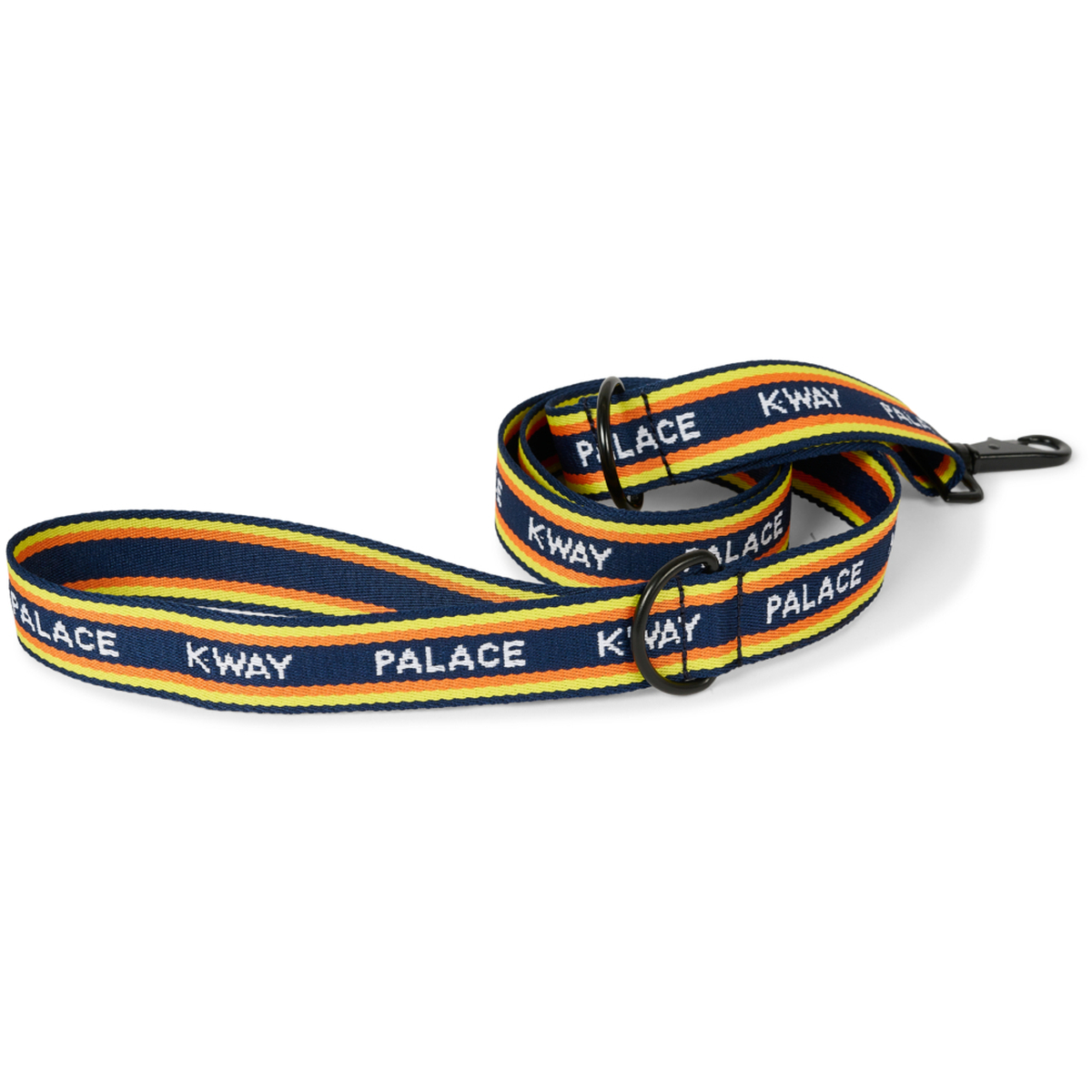 Thumbnail PALACE K-WAY DOG LEAD NAVY / YELLOW STRIPE one color