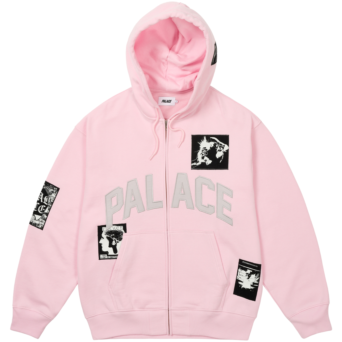 Thumbnail PATCH UP ZIP HOOD LUSH FLUSH one color