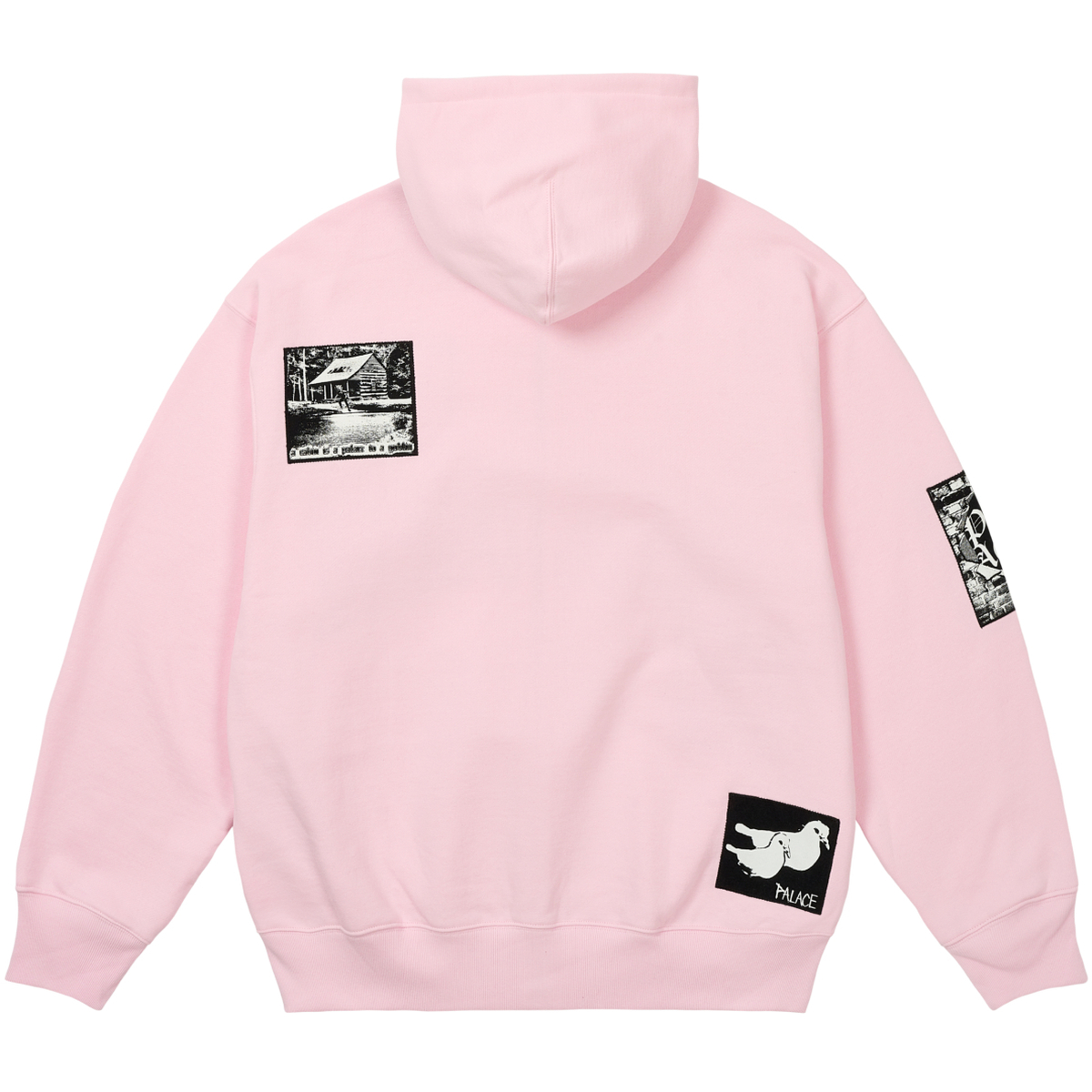 Thumbnail PATCH UP ZIP HOOD LUSH FLUSH one color