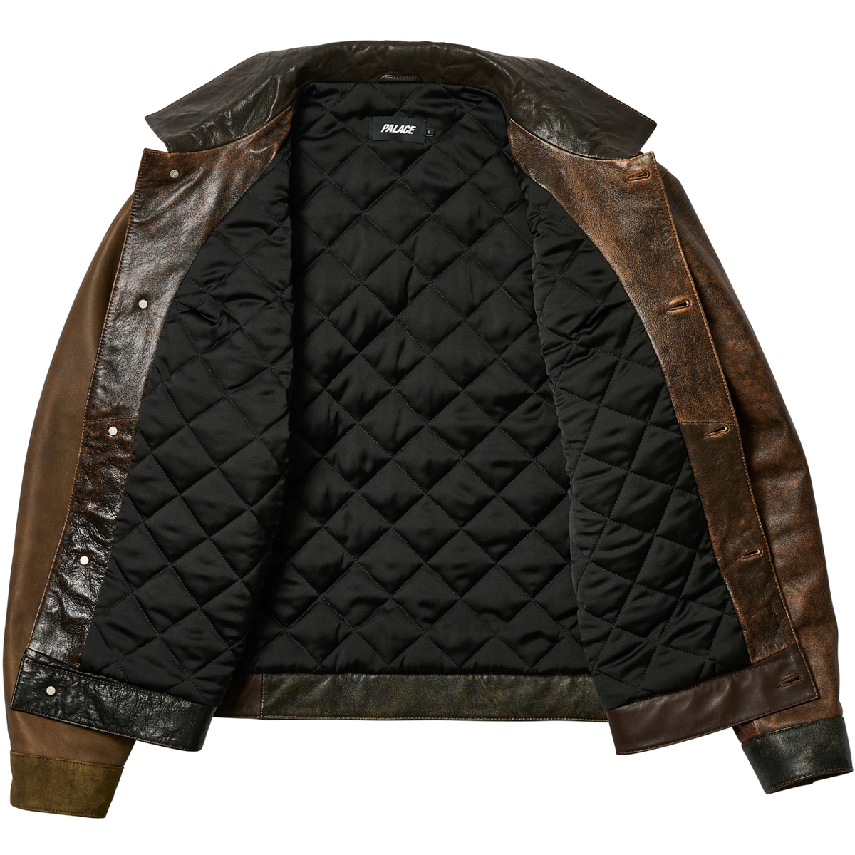 Thumbnail PATCHY LEATHER JACKET MULTI one color