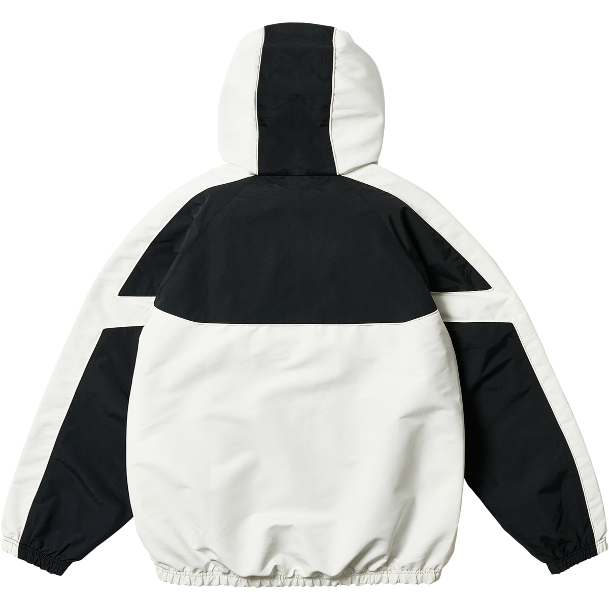 Thumbnail PIPED HOODED SHELL JACKET BLACK one color