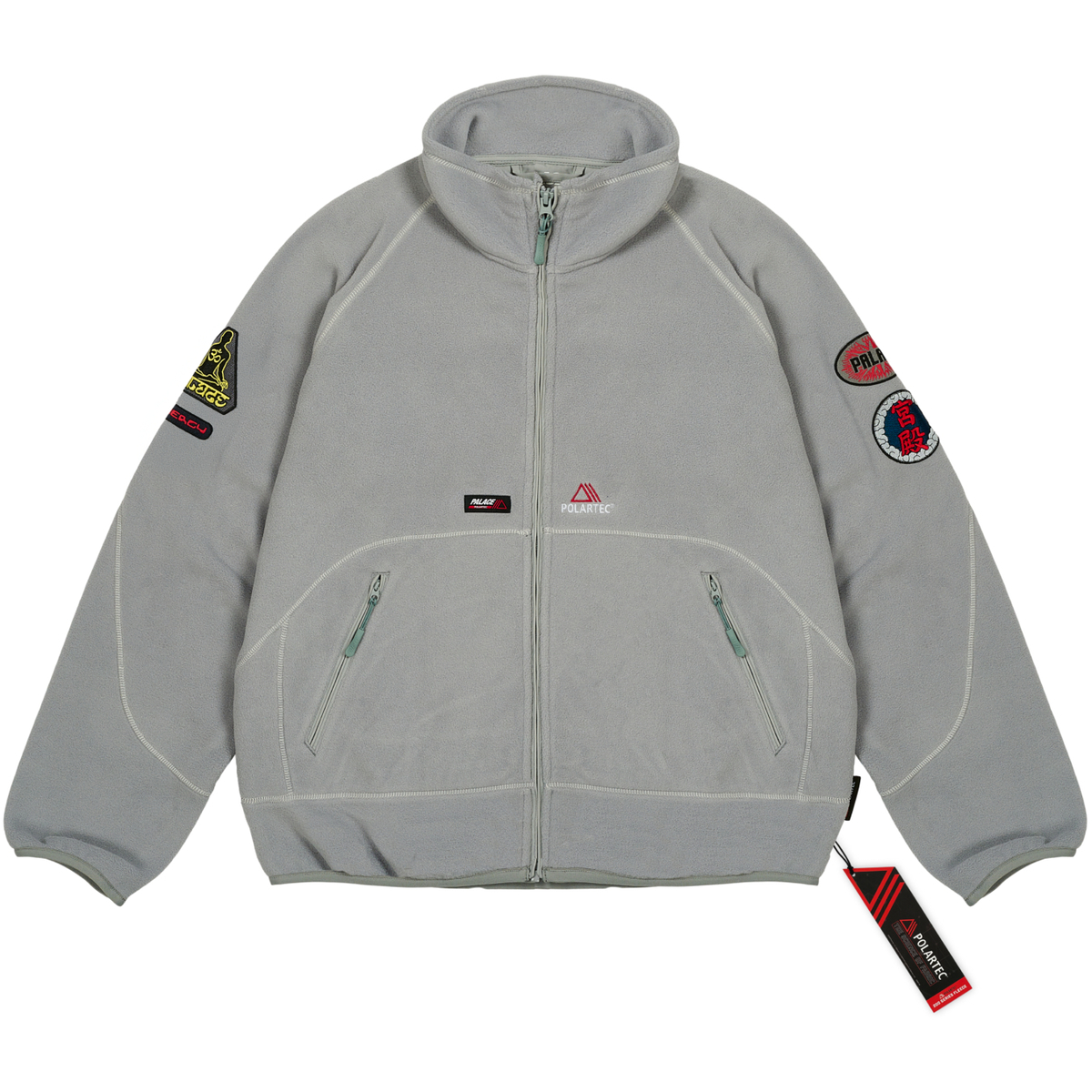 Thumbnail POLARTEC FULL ZIP FUNNEL CONCRETE GREY one color