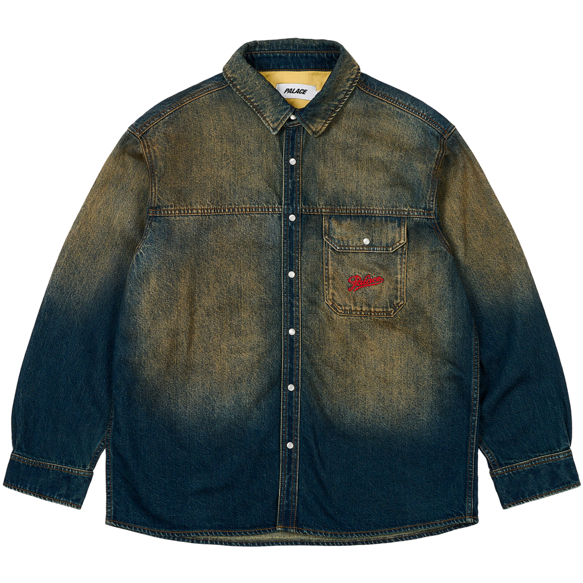 Thumbnail SCRIPTY DENIM SHIRT SAND WASH INDIGO one color