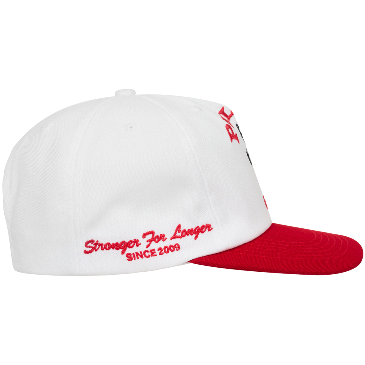 Thumbnail STRONGER FOR LONGER SNAPBACK WHITE / RED one color