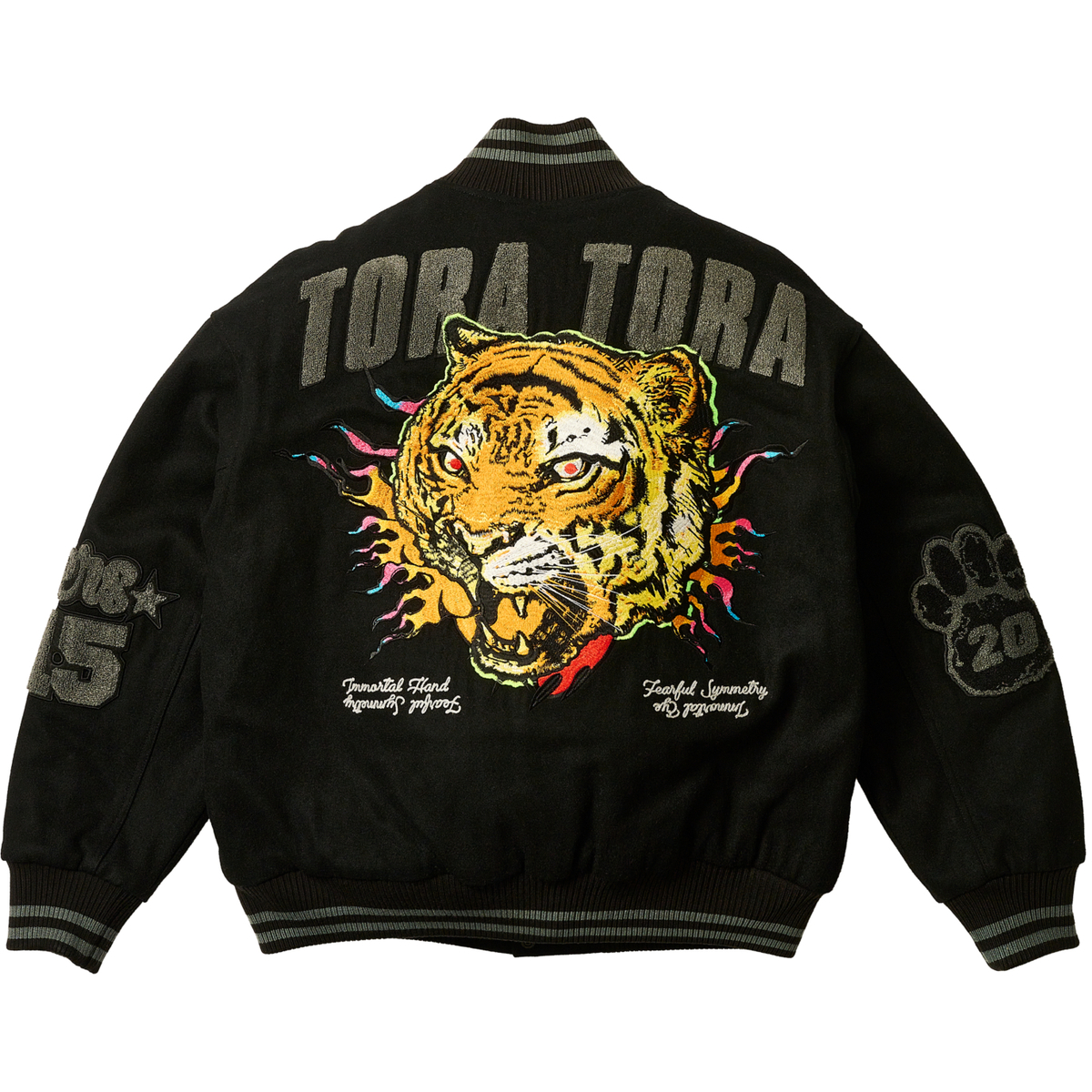 Thumbnail TORA TORA VARSITY JACKET BLACK one color