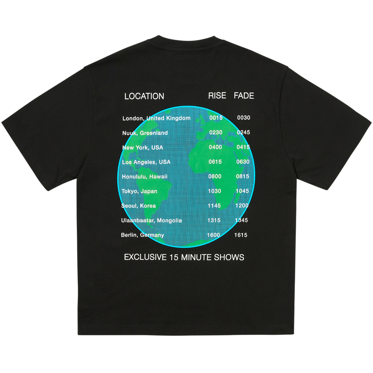 Thumbnail WORLD TOUR T-SHIRT BLACK one color