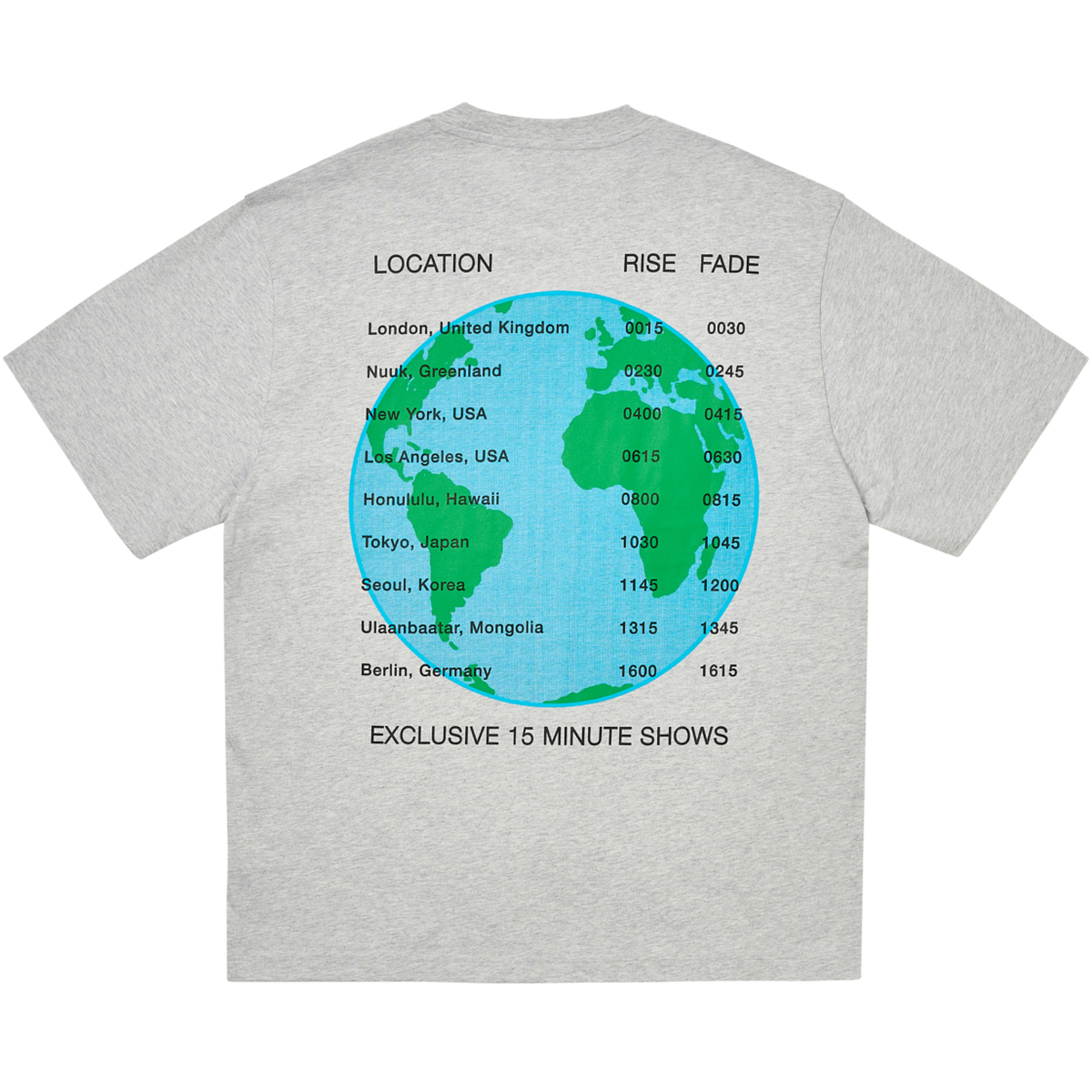 Thumbnail WORLD TOUR T-SHIRT GREY MARL one color