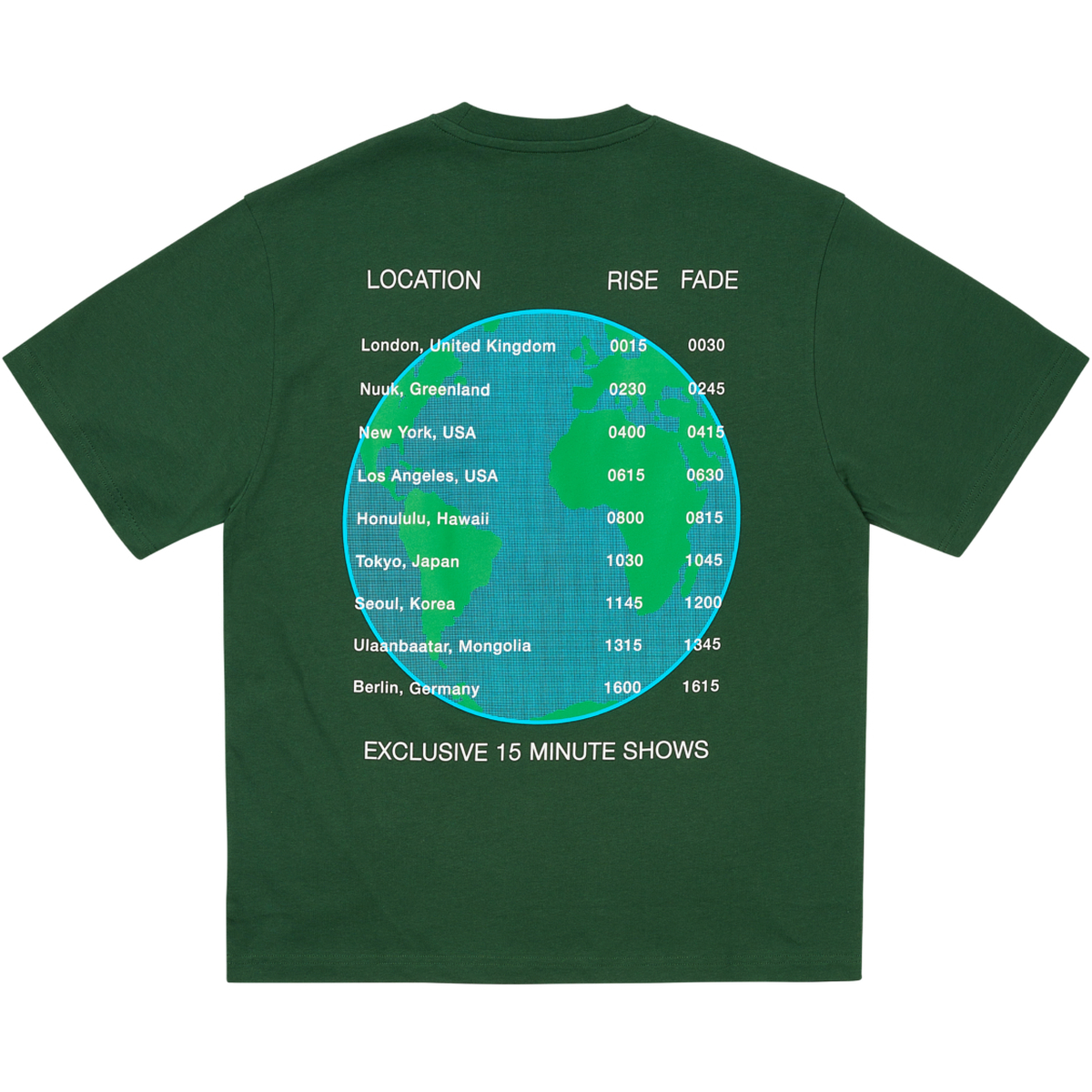 Thumbnail WORLD TOUR T-SHIRT RACEY GREEN one color