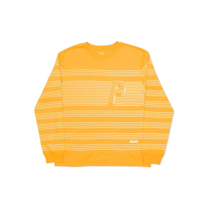 STRIPER L/S T-SHIRT YELLOW one color