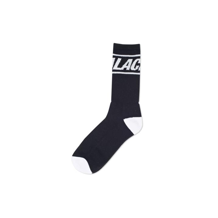 PALACE FONT SOCK BLACK one color