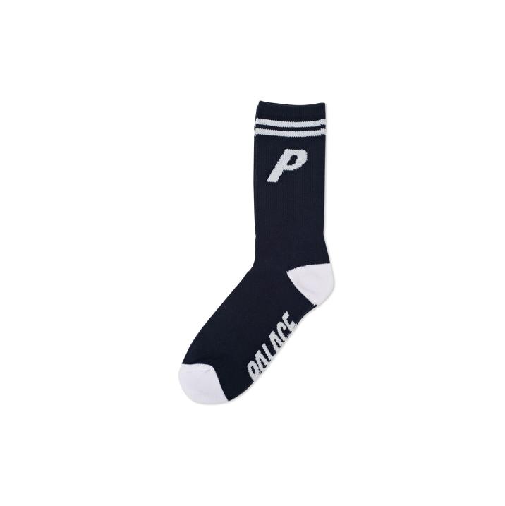 P SOCK NAVY / WHITE one color