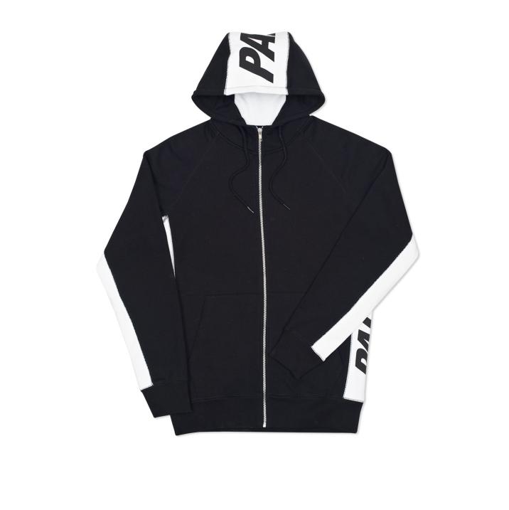 Thumbnail BLOCKER ZIP HOOD BLACK / WHITE one color