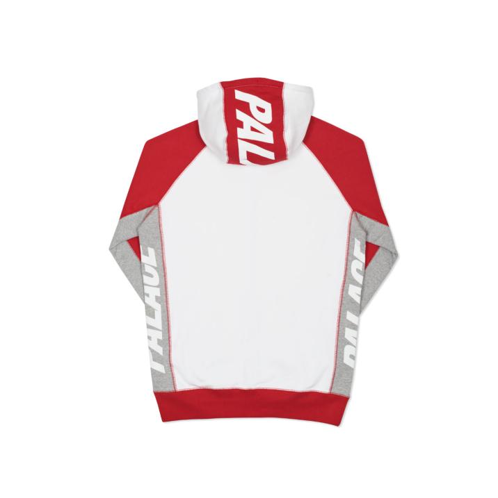 Thumbnail BLOCKER ZIP HOOD RED / WHITE one color