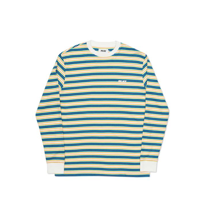 Thumbnail NEON STRIPE L/S T-SHIRT WHITE / YELLOW one color