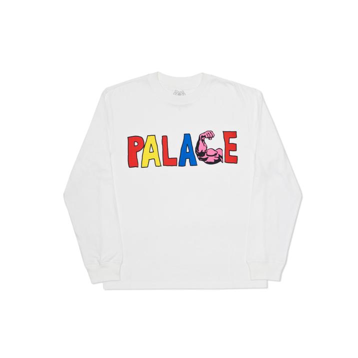 MUSCLE L/S T-SHIRT WHITE one color