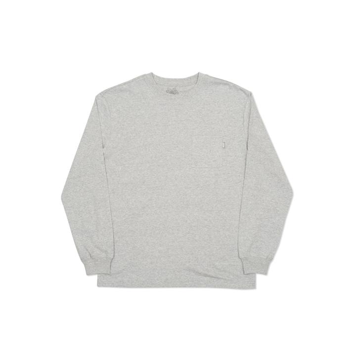 POCKET L/S T-SHIRT GREY MARL one color