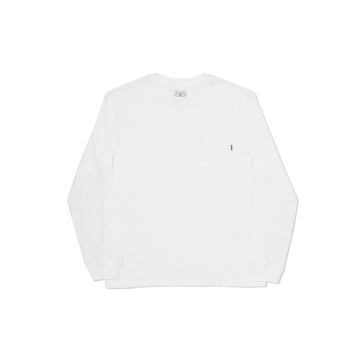 POCKET L/S T-SHIRT WHITE one color