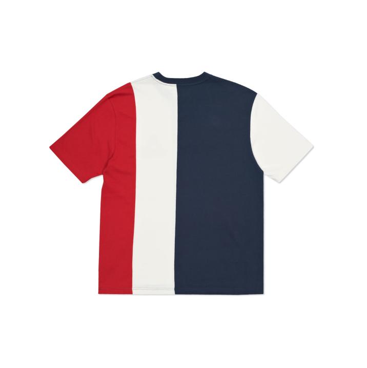 Thumbnail VERTICAL TRI STRIPE T-SHIRT NAVY / WHITE / RED one color