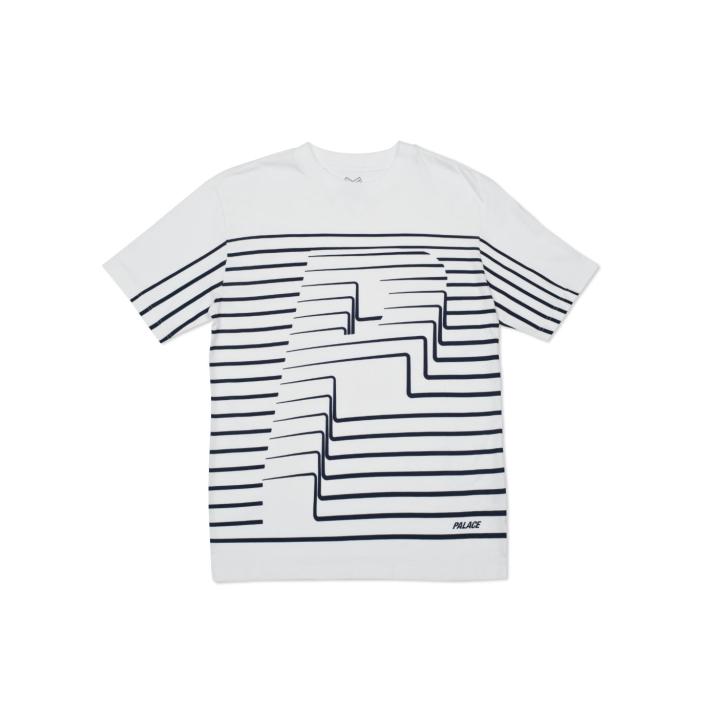 STRIPER T-SHIRT WHITE one color