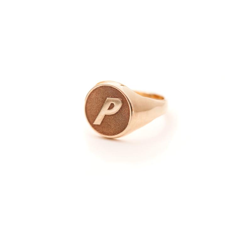 P RING SOLID G 9K GOLD one color