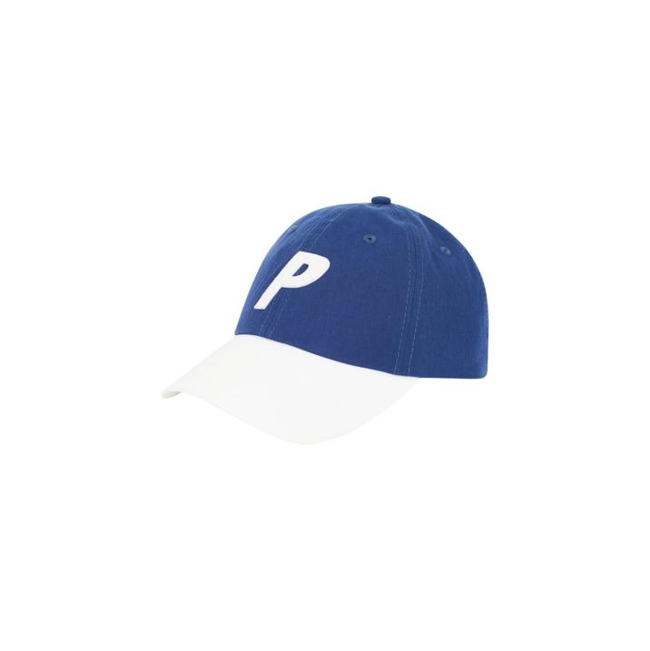 P 6-PANEL 2 TONE BLUE / WHITE RIPSTOP one color