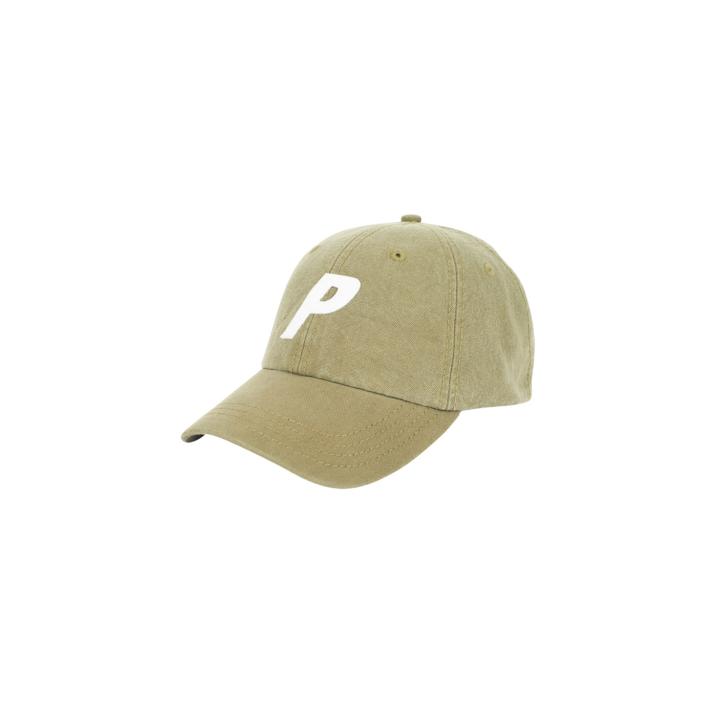 P 6-PANEL OLIVE WASHED CANVAS one color