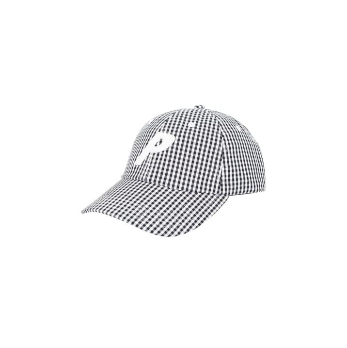 P 6-PANEL BLACK GINGHAM one color