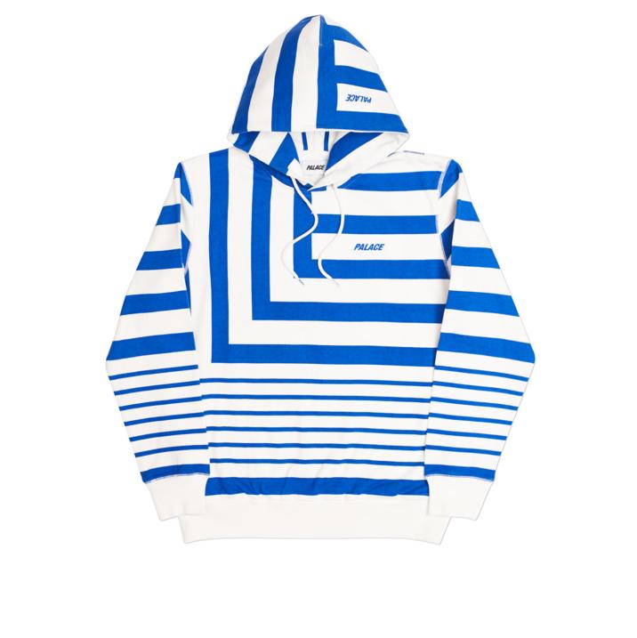 Thumbnail ANGLO HOODY BLUE / WHITE one color