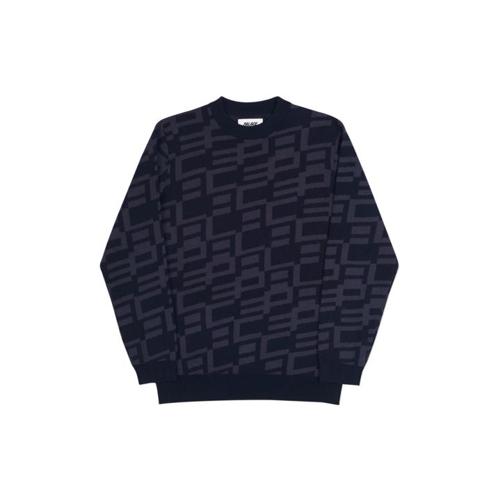 Thumbnail GEO KNIT BLACK / GREY one color