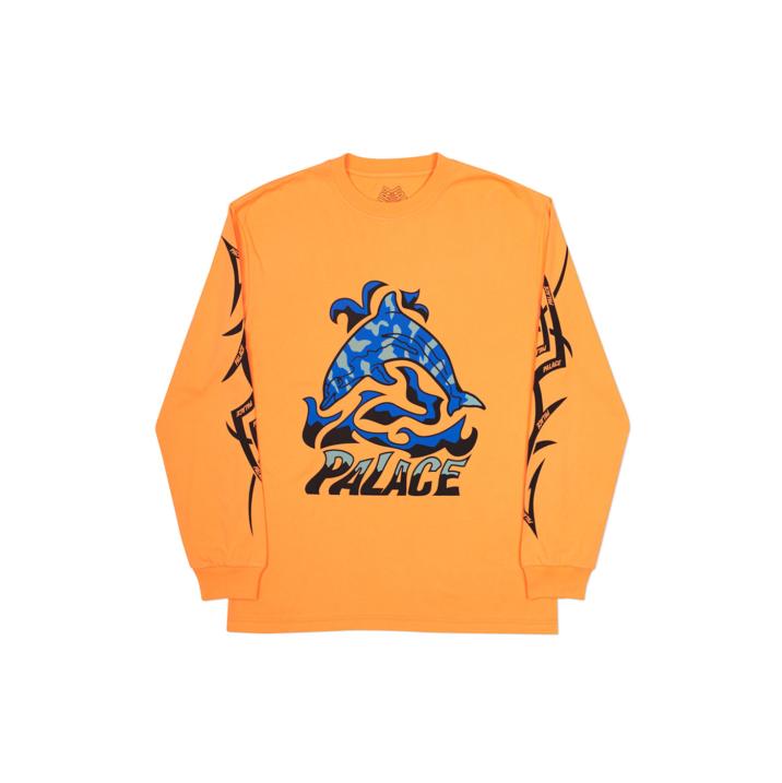 Thumbnail SKETCHY DOLPHIN LONGSLEEVE ORANGE one color