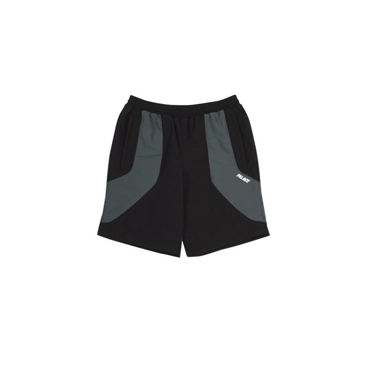 Iments Shell Shorts Black / Turbulence - Summer 2017 - Palace Community