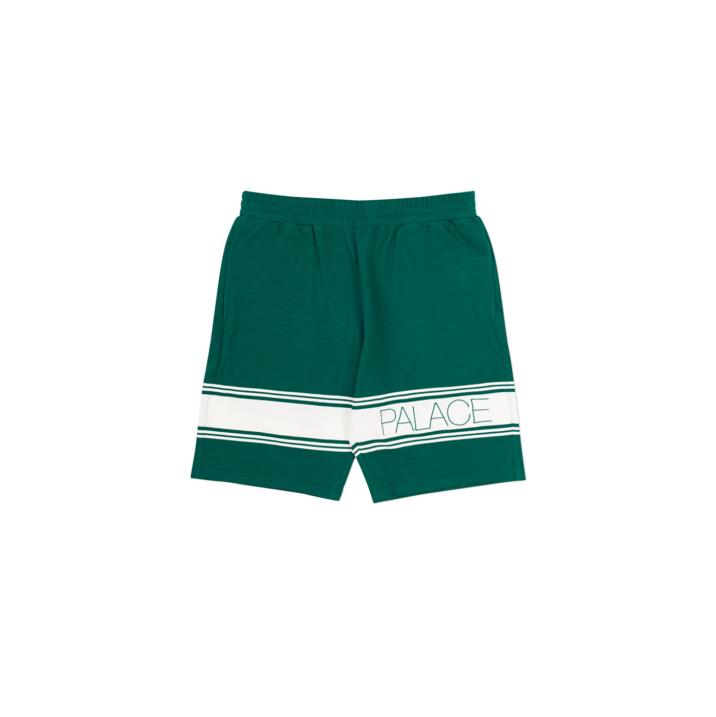 Thumbnail MARINA STRIPE PIQUE SHORTS WHITE / GREEN one color