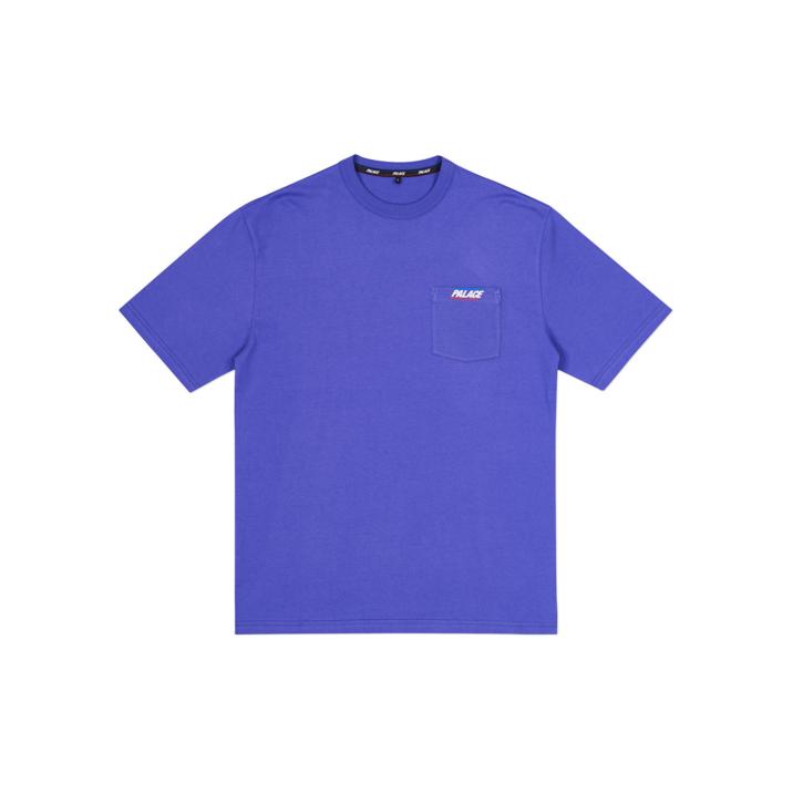 BASICALLY A POCKET T-SHIRT PURPLE one color