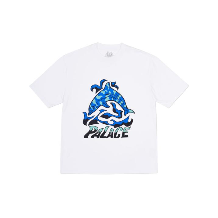 SKETCHY DOLPHIN T-SHIRT WHITE one color