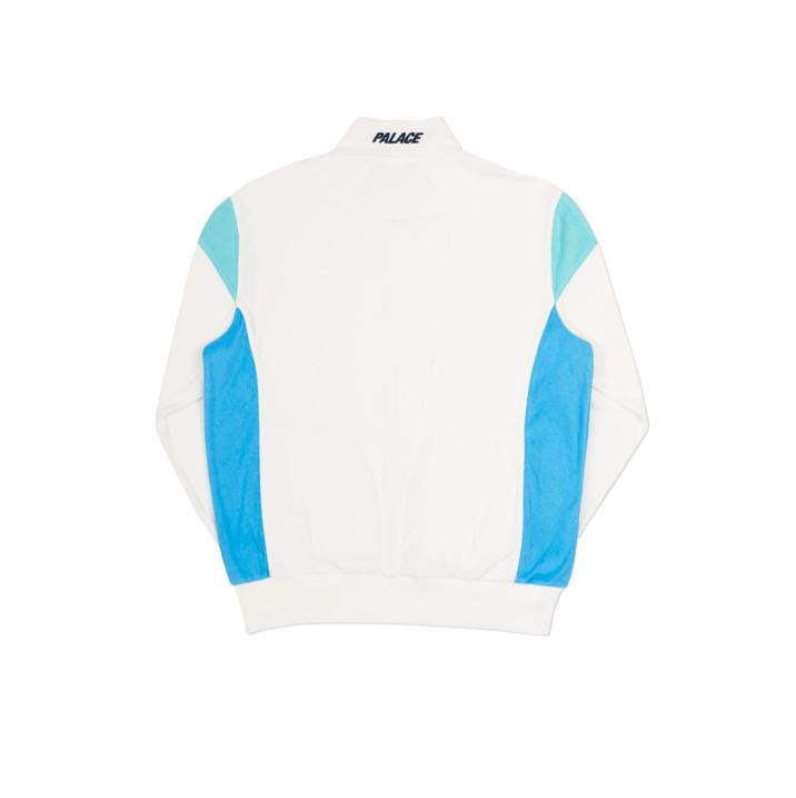 Thumbnail PANELLED TRACK TOP WHITE / BLUE-LIGHT BLUE one color