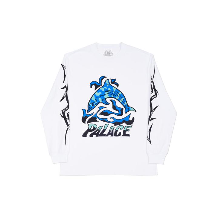 Thumbnail SKETCHY DOLPHIN LONGSLEEVE WHITE one color