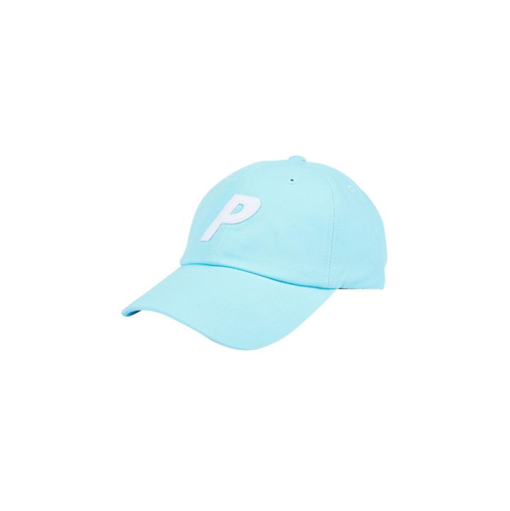 P 6-PANEL AQUA BLUE one color