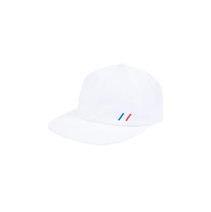 BASICALLY A WEB STRAP 6-PANEL WHITE one color