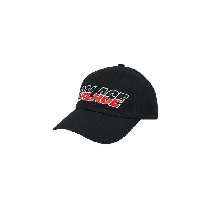 SPLIT LOGO 6-PANEL BLACK one color