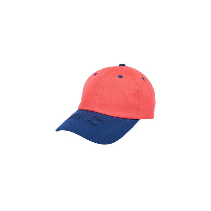 VISOR 6-PANEL PEACH / NAVY one color