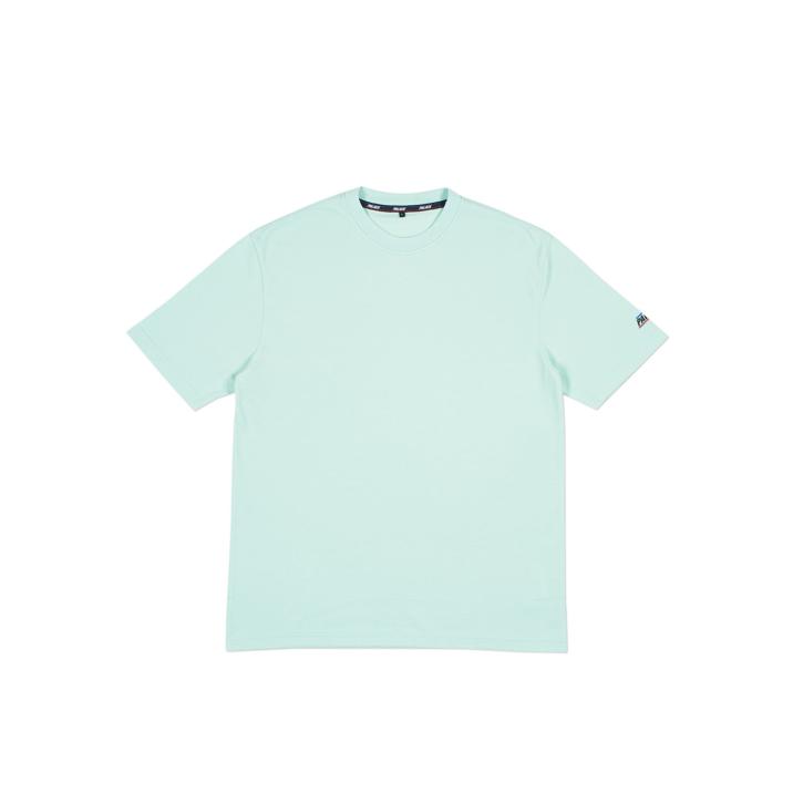 BASICALLY A PIQUE T-SHIRT DUCK EGG BLUE one color