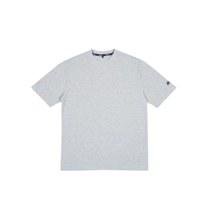 BASICALLY A PIQUE T-SHIRT GREY MARL one color