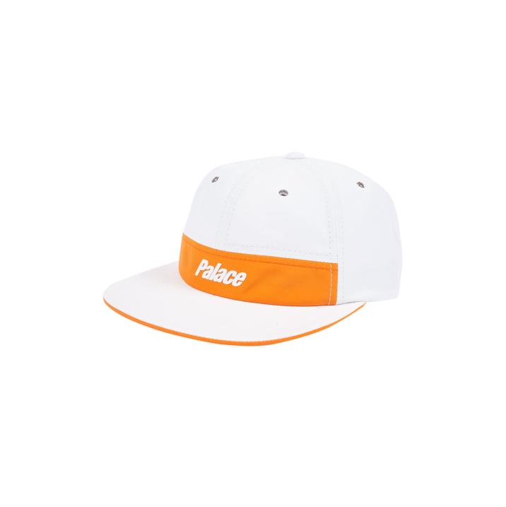 STRIP 6-PANEL WHITE / ORANGE one color