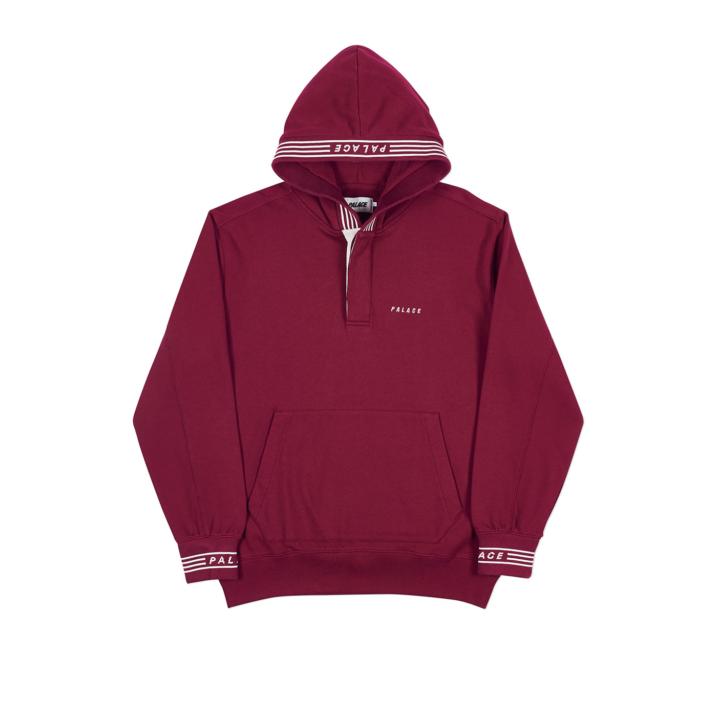 Thumbnail P-RIB HOOD BEET RED one color