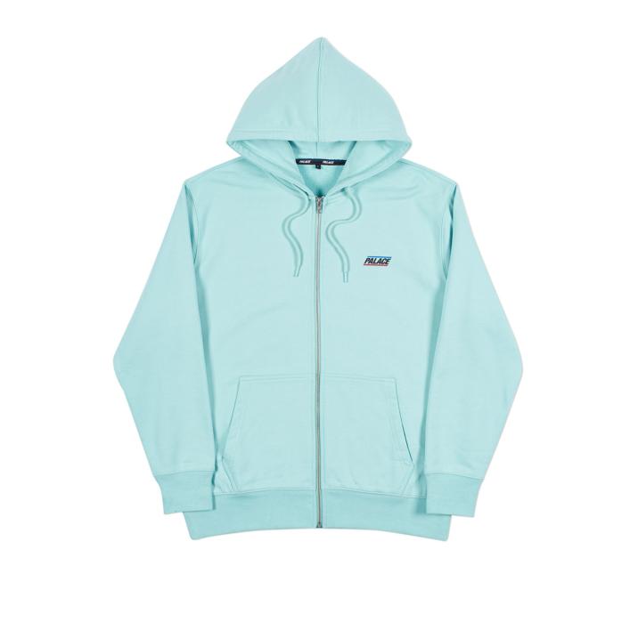 Thumbnail BASICALLY A ZIP HOOD DUCK EGG BLUE one color