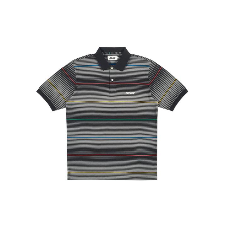 Thumbnail GHOST STRIPE POLO BLACK one color