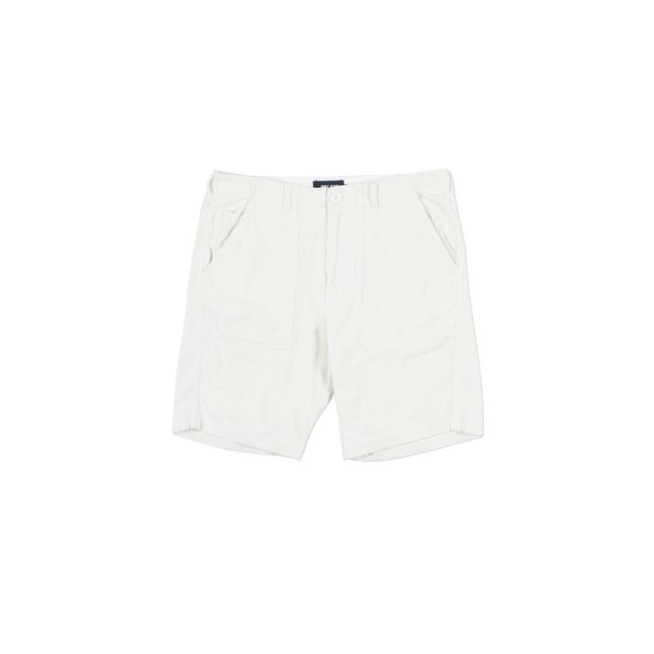 Thumbnail CORD FATIGUE SHORTS WHITE one color