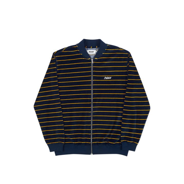 Thumbnail VELOUR BOMBER NAVY / YELLOW one color