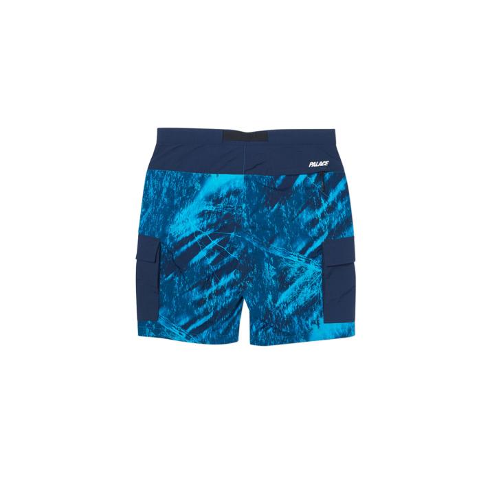 Thumbnail ASYMETRIC REAL TREE SHELL SHORTS BLUE one color